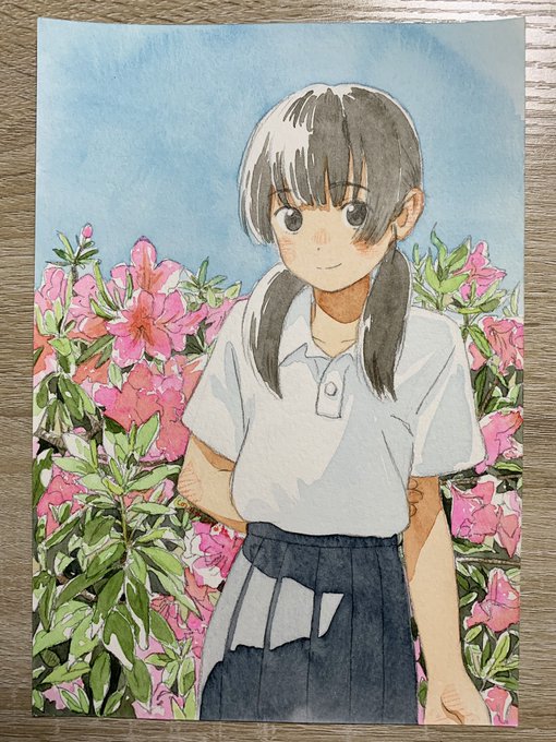 「flower pink flower」 illustration images(Latest)｜4pages