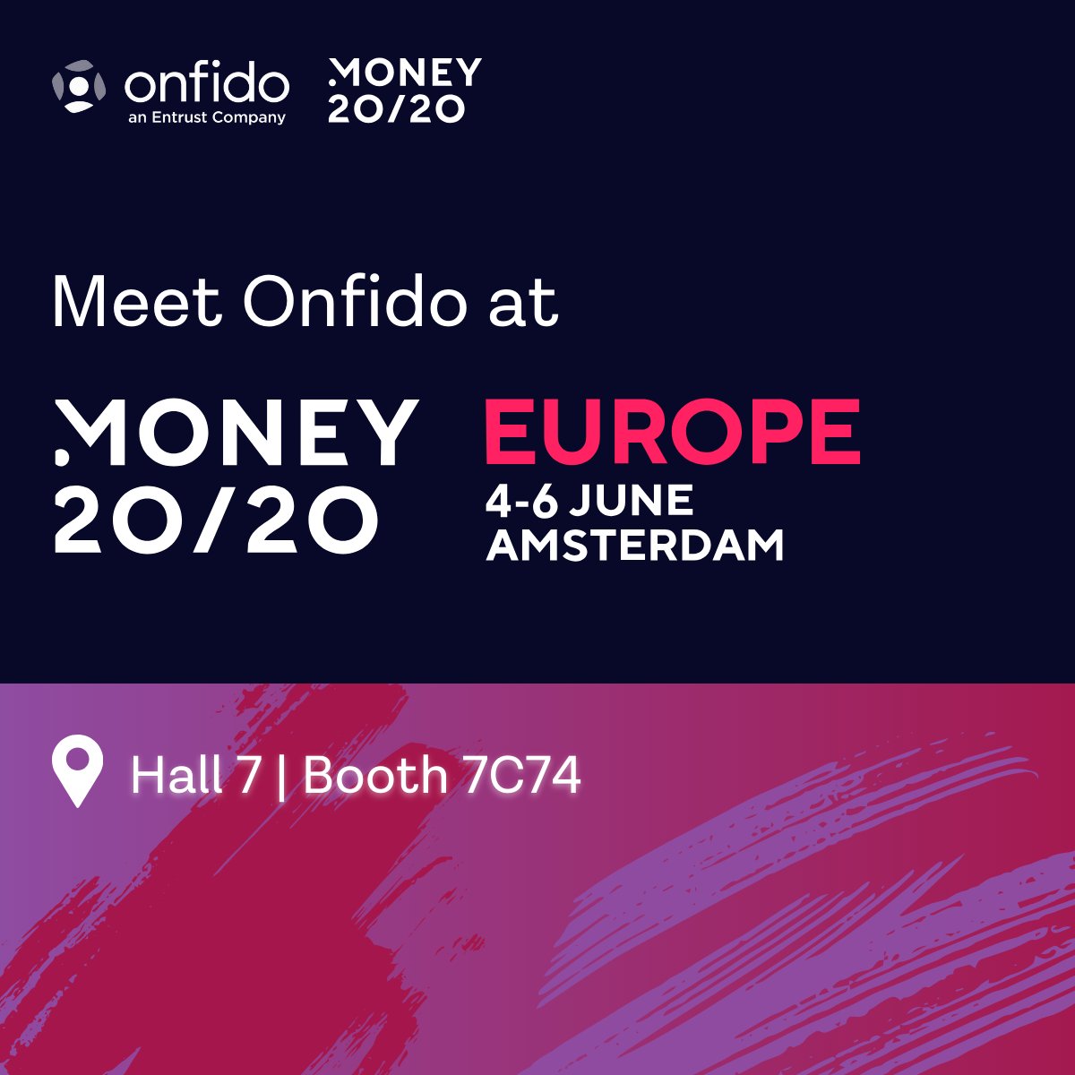 Meet us at @money2020 Europe on 4 - 6 June. Swing by booth 7C74 in Hall 7 to discover how to navigate regulatory compliance and secure trust between you and your customers: bit.ly/2I7ATG1 #Money2020 #Compliance