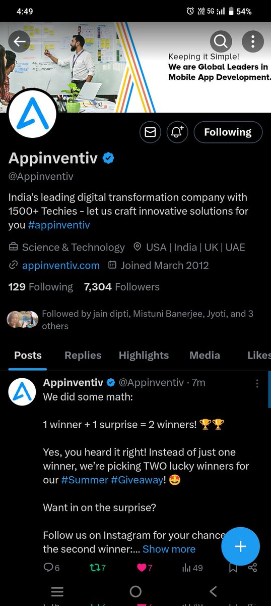 @Appinventiv Following on both the platforms 
#Giveaway #GiveawayAlert #contestalertindia #giveawayUSER #giveawaytime #Giveaways2024 #Giveaways #contestalertindia
Tagging 
@GoldQueenie4 
@jayshreemehta83 
@JayshreeMalhot6