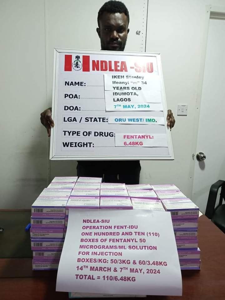#FLASH:💥 NDLEA smashes 2 drug cartels, recovers multi-billion-naira cocaine, fentanyl consignments, Arrests couple, 4 others; intercepts Loud shipment concealed in imported vehicle compartments.