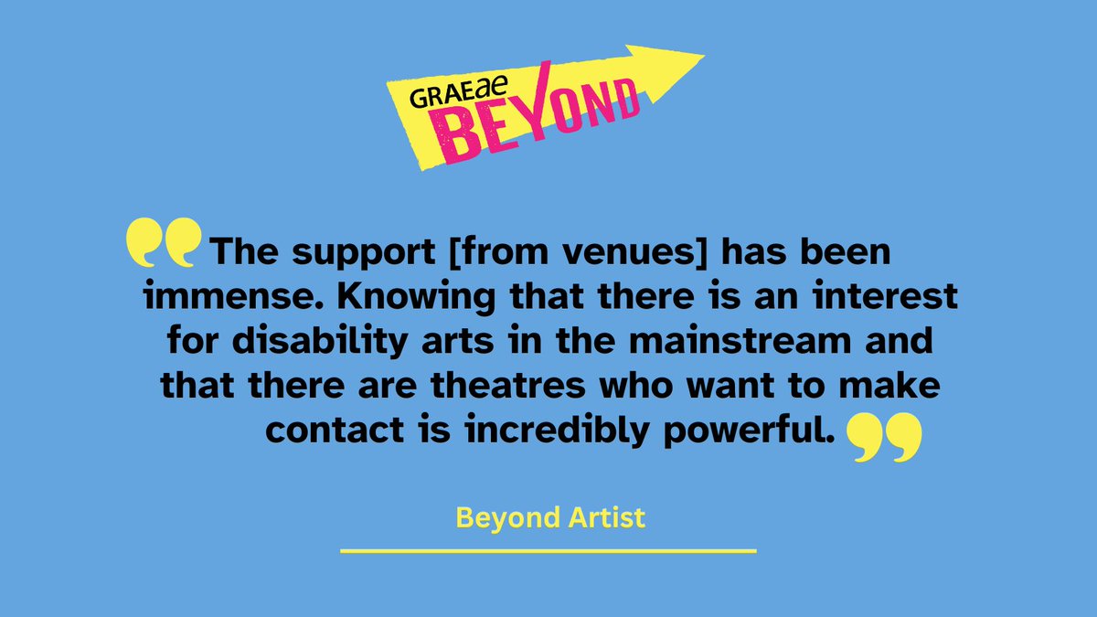 #BEYOND is back & applications are now open to Deaf, disabled & neurodivergent artists across England. If you are an emerging, mid career or established artist, check out our bespoke artist development programme starting in Sept. Apply by: 27 June 👉shorturl.at/85Tzt