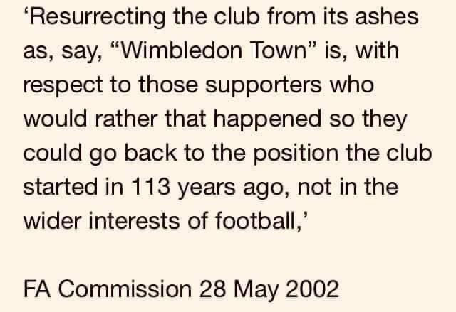 Happy Birthday 2 all <a href="/AFCWimbledon/">AFC Wimbledon</a> fans on our 22nd birthday. Many legends helped us achieve who we r today, but the biggest legend I want 2 give a shout out 2 on his own birthday, is mine &amp; @mattlowndes Dad, our hero, who is sorely missed every single minute of every day #AFCW