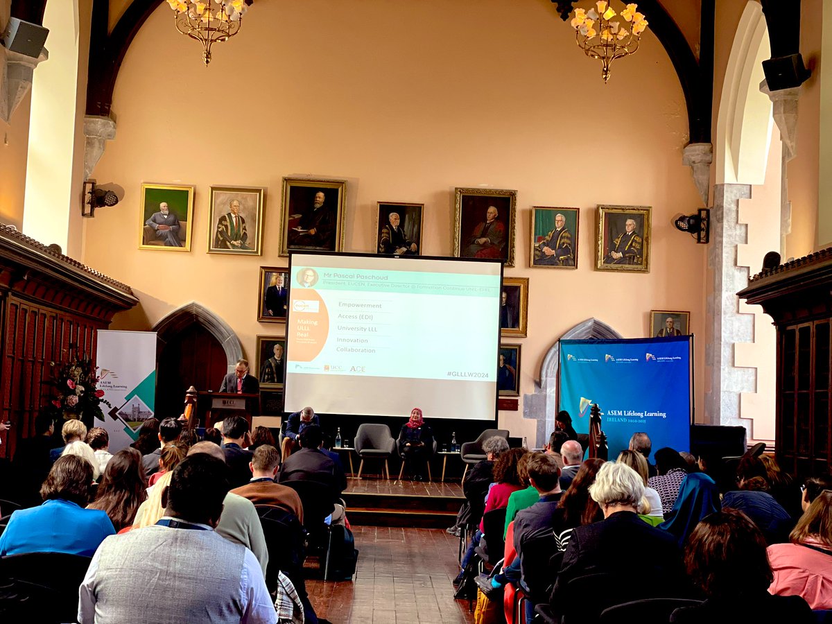 Second day of the Global Lifelong Learning Week in Cork #GLLLW2024 research, policy and practice representatives have gathered to find solutions to make #lifelonglearning real for all especially the most excluded in our societies!