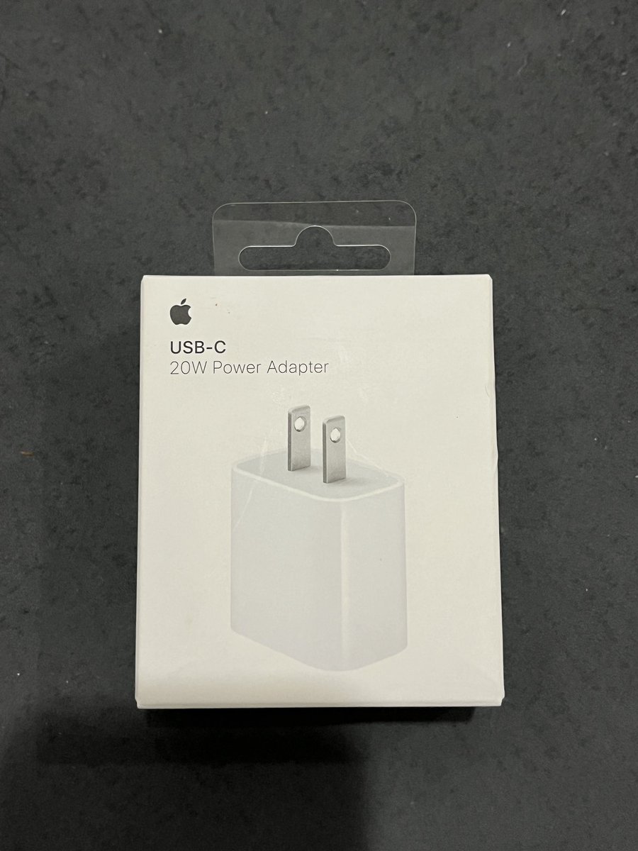 Apple Adapter USB-C 20W
490 รวมส่ง 
ใหม่มาก ไม่แกะกล่อง 
เพิ่มเติมdmน้าา
#ส่งต่อiphone #apple #ส่งต่อโทรศัพท์ #สายชาร์จไอโฟน #สายชาร์จiphone #ไอโฟน #ไอแพดเพื่อการศึกษา #iPad #ส่งต่อเสื้อผ้า