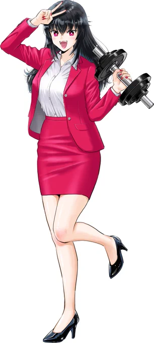 天堂くれな170cm作中言及はないけど主人公より背が高いです#高身長女子 