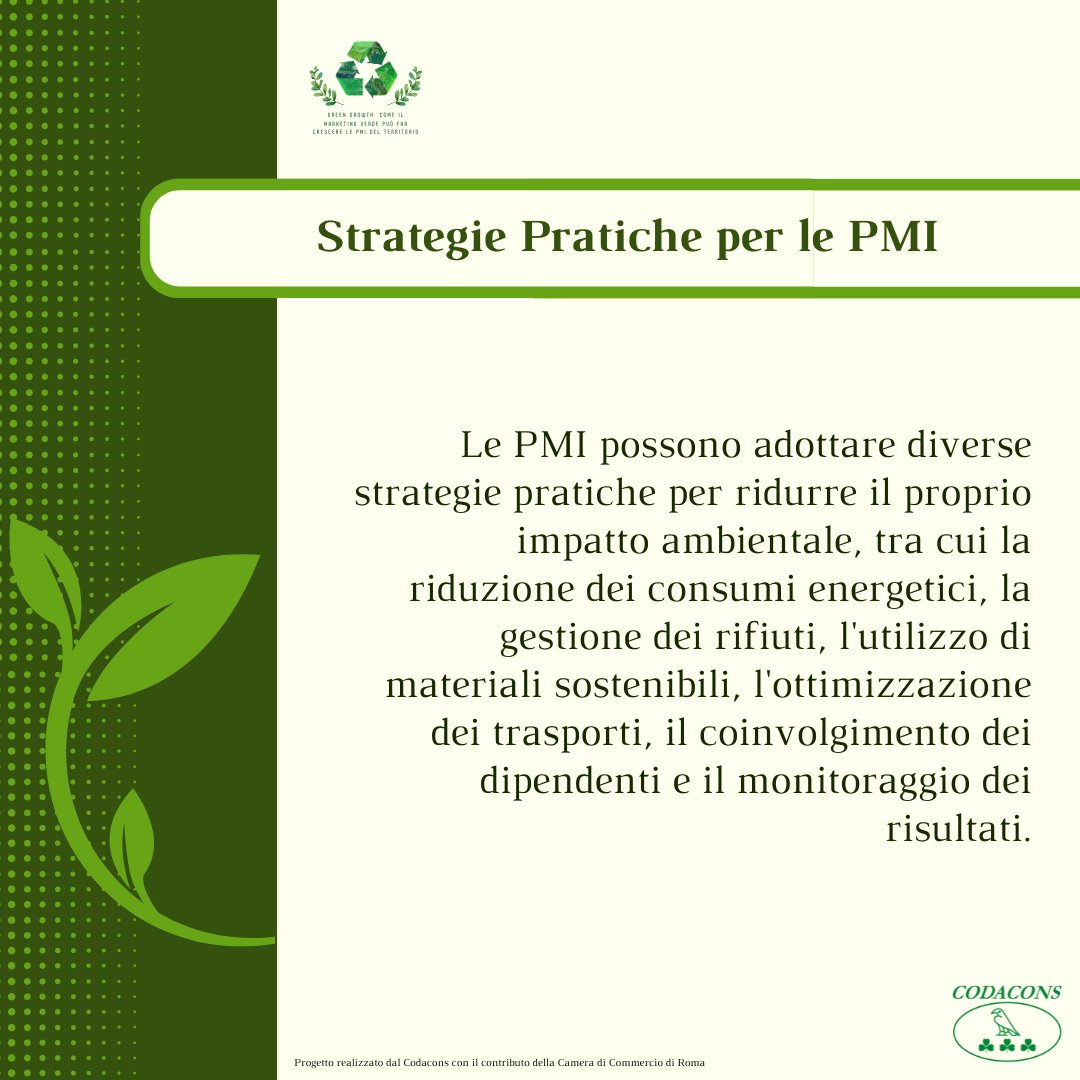 Come il #GreenMarketing può far crescere le #PMI? Ecco alcuni consigli su come integrare pratiche sostenibili nei propri modelli operativi!