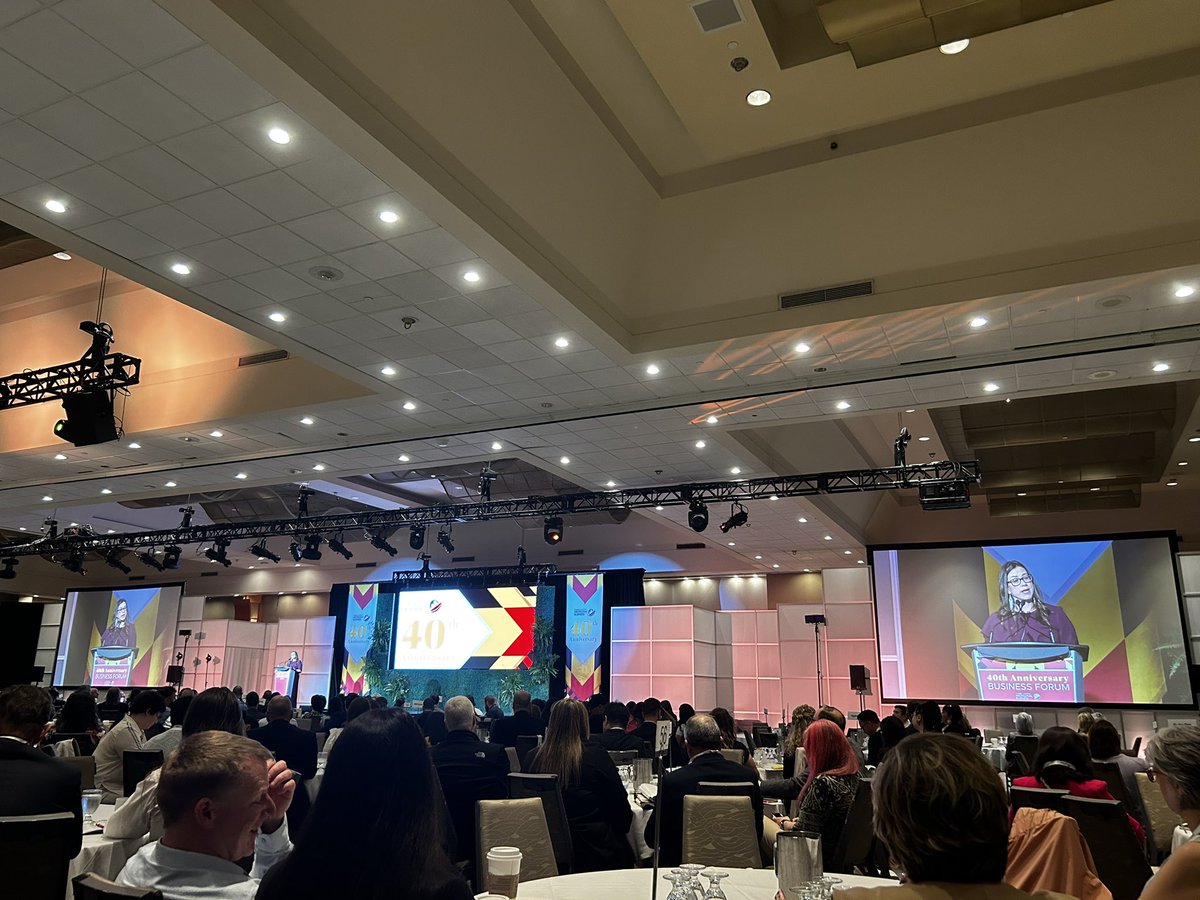 Andrea Carmona (She/Her) (@accarmonaosp) on Twitter photo It was a pleasure to hear from Her Excellency, the Right Hon. Mary Simon, Governor General of Canada, and @ccab_national’s President and CEO and <a href="/OntarioCofC/">Ontario Chamber</a> Board Director <a href="/BullTabatha/">Tabatha Bull</a> as they kick off CCAB’s 40th anniversary conference. It was a pleasure to hear from Her Excellency, the Right Hon. Mary Simon, Governor General of Canada, and @ccab_national’s President and CEO and <a href="/OntarioCofC/">Ontario Chamber</a> Board Director <a href="/BullTabatha/">Tabatha Bull</a> as they kick off CCAB’s 40th anniversary conference.