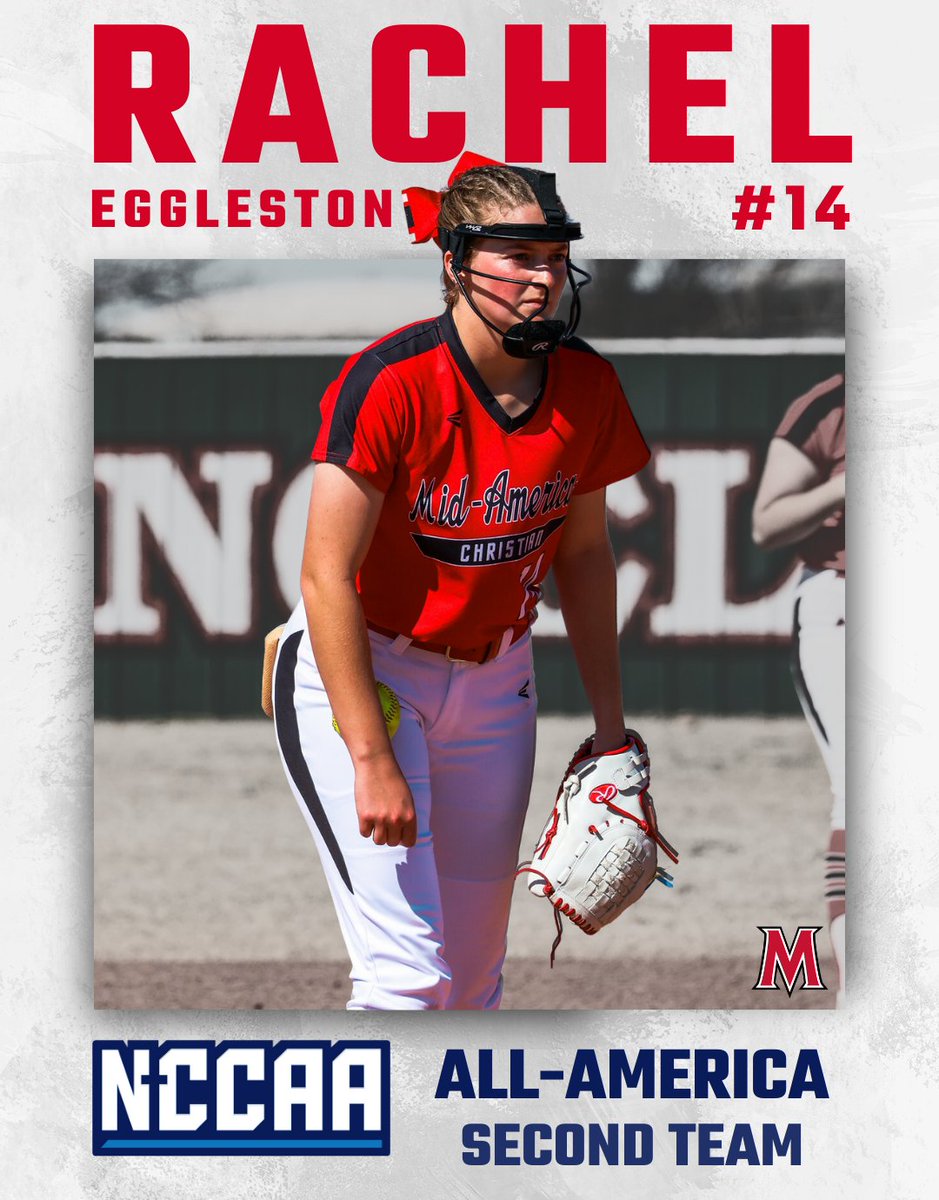 SB: Congrats to <a href="/MACUsoftball/">MACU Softball</a> senior pitcher Rachel Eggleston on becoming just MACU's second three-time <a href="/TheNCCAA/">NCCAA</a> All-American after being selected to the Second Team!

#MACUProud
