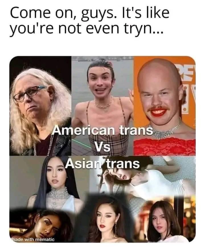 TRANS ISN’T REAL. TRANS IS A TREND! MENTAL ILLNESS IS REAL!