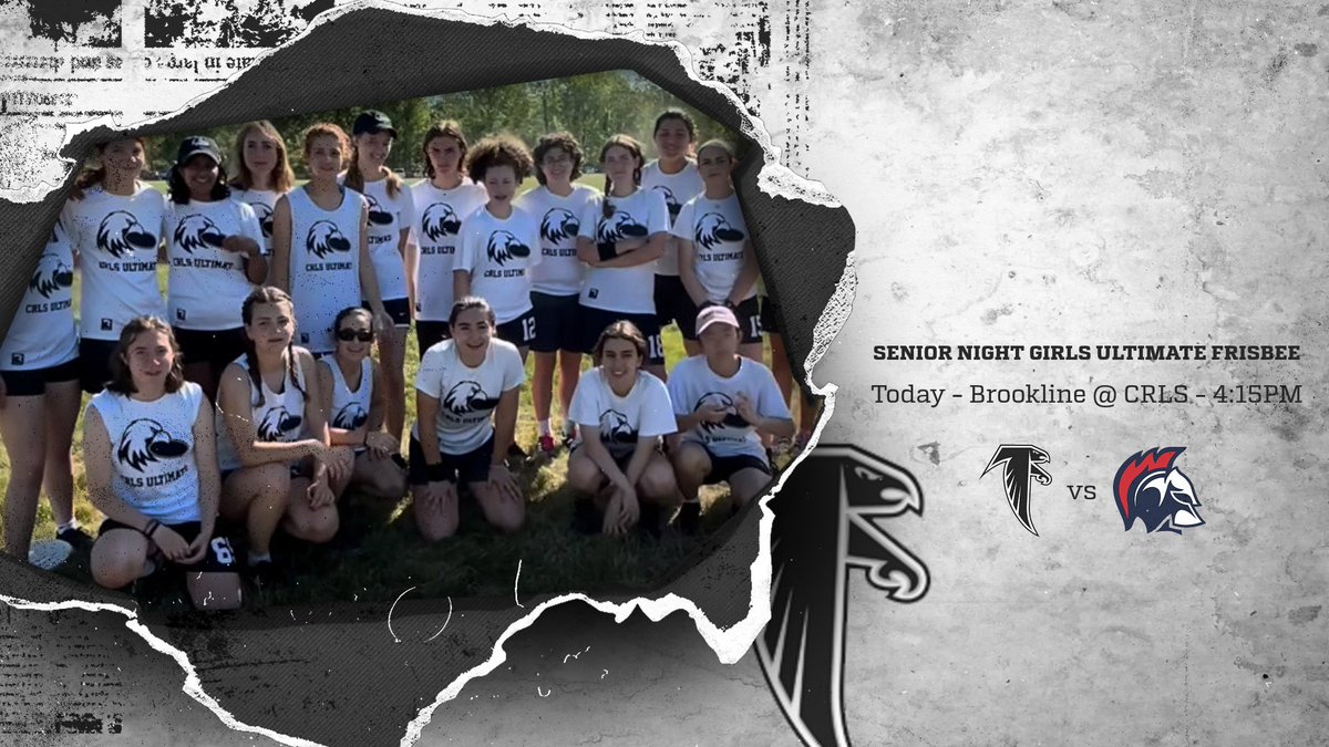 Come out to Russell Field tonight as we say goodbye and thank you to the Senior members of the Girls Ultimate Frisbee team, as they take on Brrokline, 4:15pm start. @CRLStweets @cambridge_cpsd @cambridgechron