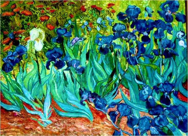 VAN GOGH, 'IRISES' 1889 #vangogh #art #arttwit #ArtLovers #iloveart #irises #arles