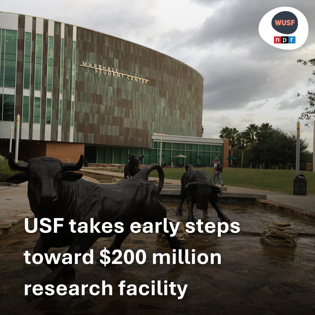 The University of South Florida is taking preliminary steps toward building a new, seven-story research facility on its Tampa campus to focus on internal research rather than research by outside biotech companies.

Read more: wusf.org/university-bea…