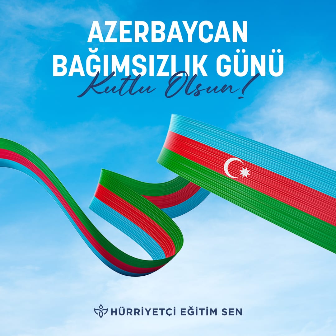 Kardeş ülke #AzerbaycanBağımsızlıkGünü kutlu olsun. 🇹🇷 🇦🇿