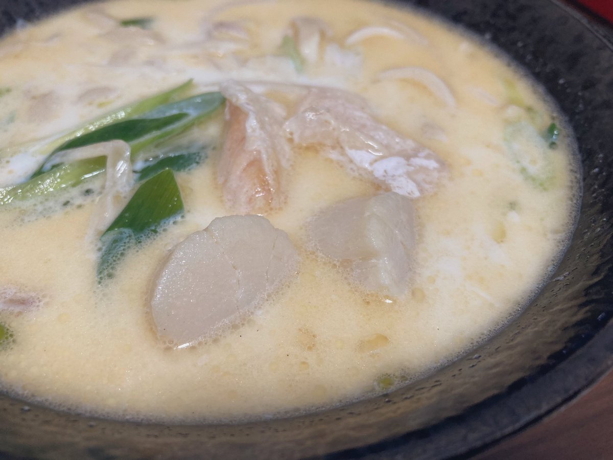 ron_1234567890's tweet image. シーフード入りのうどん
#ろんごはん