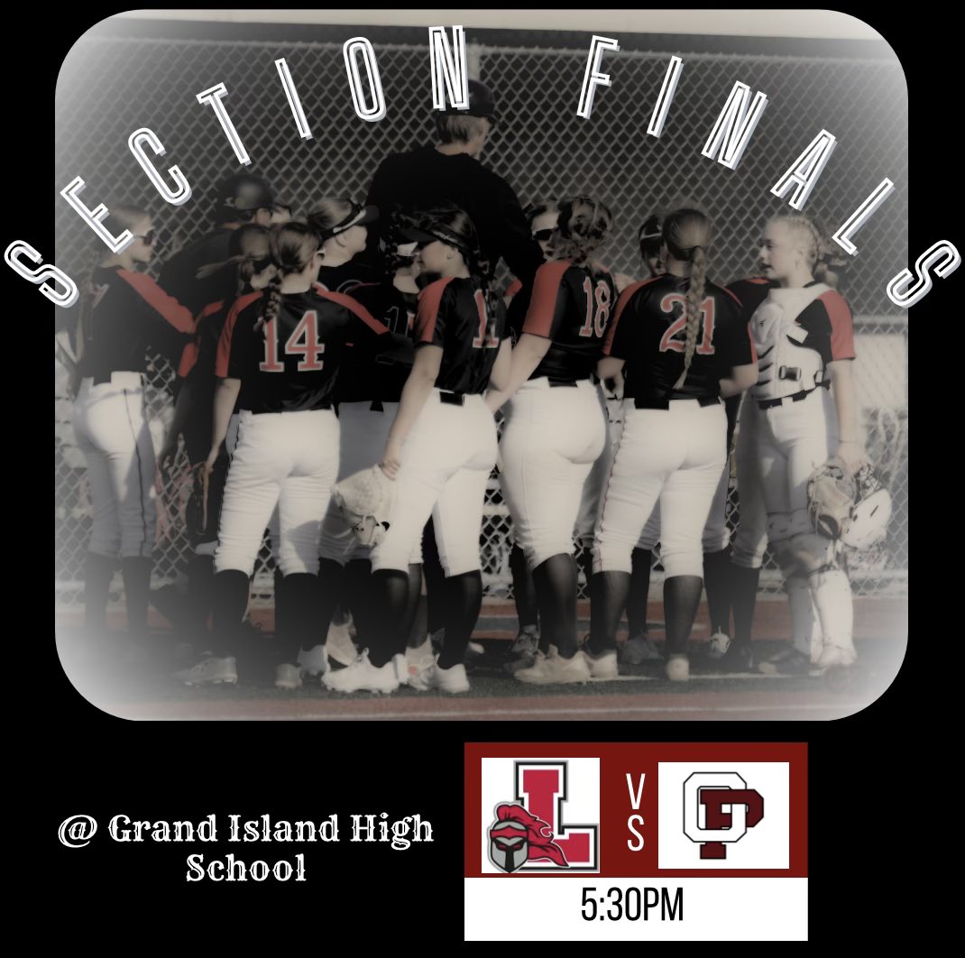 LancLegendsSB's tweet photo. Today the Legends take on OP for the AAA sectional championships. Game is at Geand Island High Sxhool. Link for tickets here. https://t.co/qOkdZU9q9O https://t.co/RzpWQKre4z