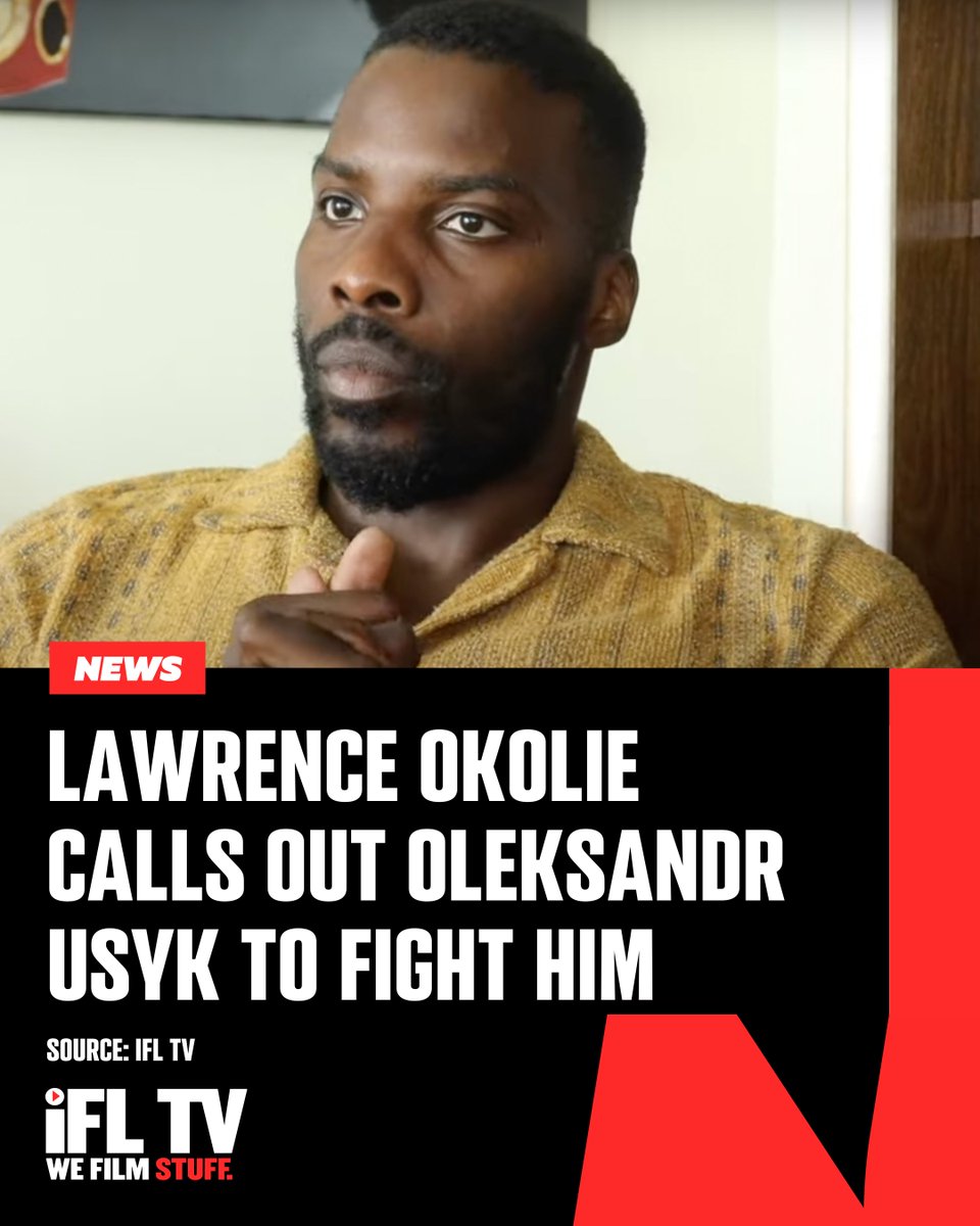 OKOLIE CALLS OUT USYK ‼️

The newly crowned WBC Bridgerweight world champ @Lawrence_TKO has called out Oleksandr Usyk to face him for his new world title 🥊

Who do you think wins?

Listen to our full interview with Lawrence HERE 🔗 linktr.ee/IFLPod 

#LawrenceOkolie |