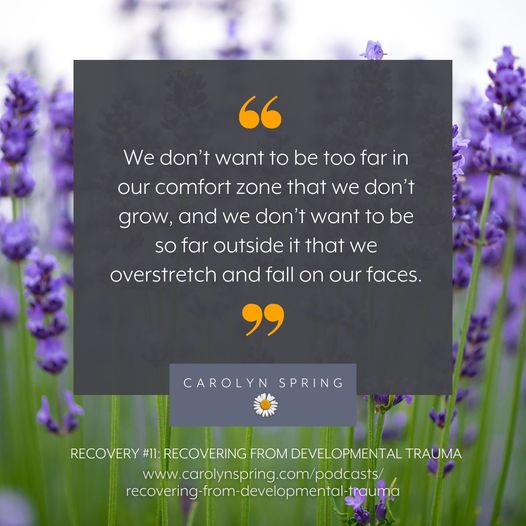 Growth is hard. Like toddlers trying to walk, we have to try. But when we try, so often we fall. But what's the alternative? Trauma recovery is full of tumbles. Listen to podcast: carolynspring.com/podcast/recove… #TherapistsConnect