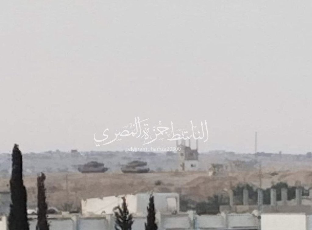 BREAKING: Israeli tanks have reached central Rafah. The breakthrough came after an overnight lightning operation.