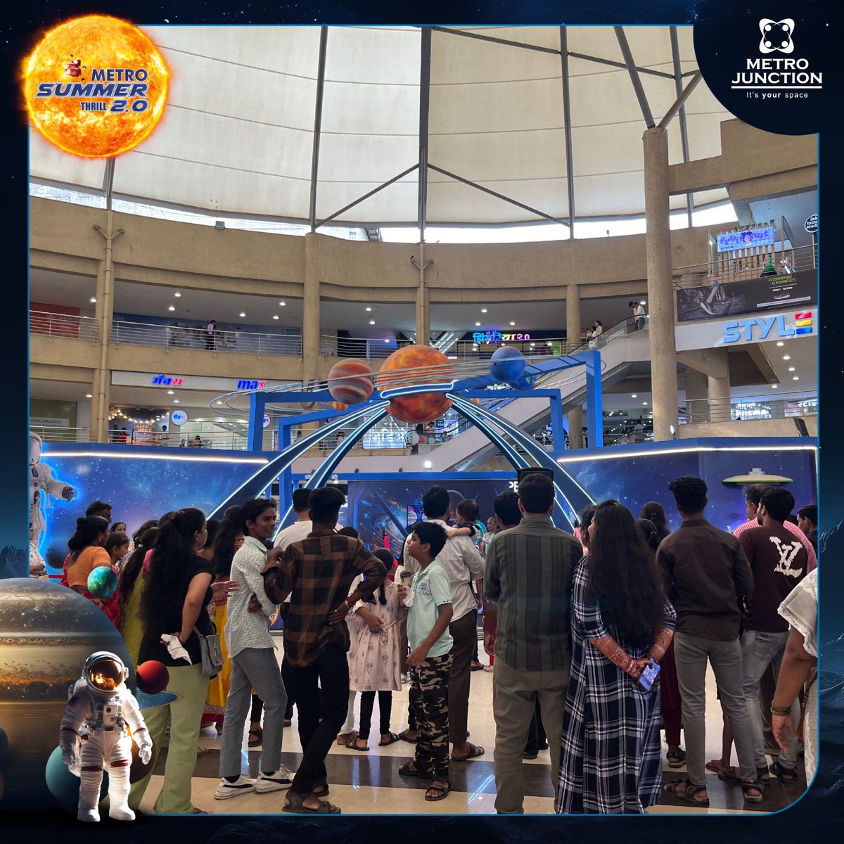 Take a look at how kids enjoyed spending their time at the balloon sculpture workshop.

Mime artist was an added entertainment package for everyone.

Do not forget to attend our further workshops during the ongoing Metro Summer Thrill 2.0.

#MetroJunctionMall #AtOurJunction