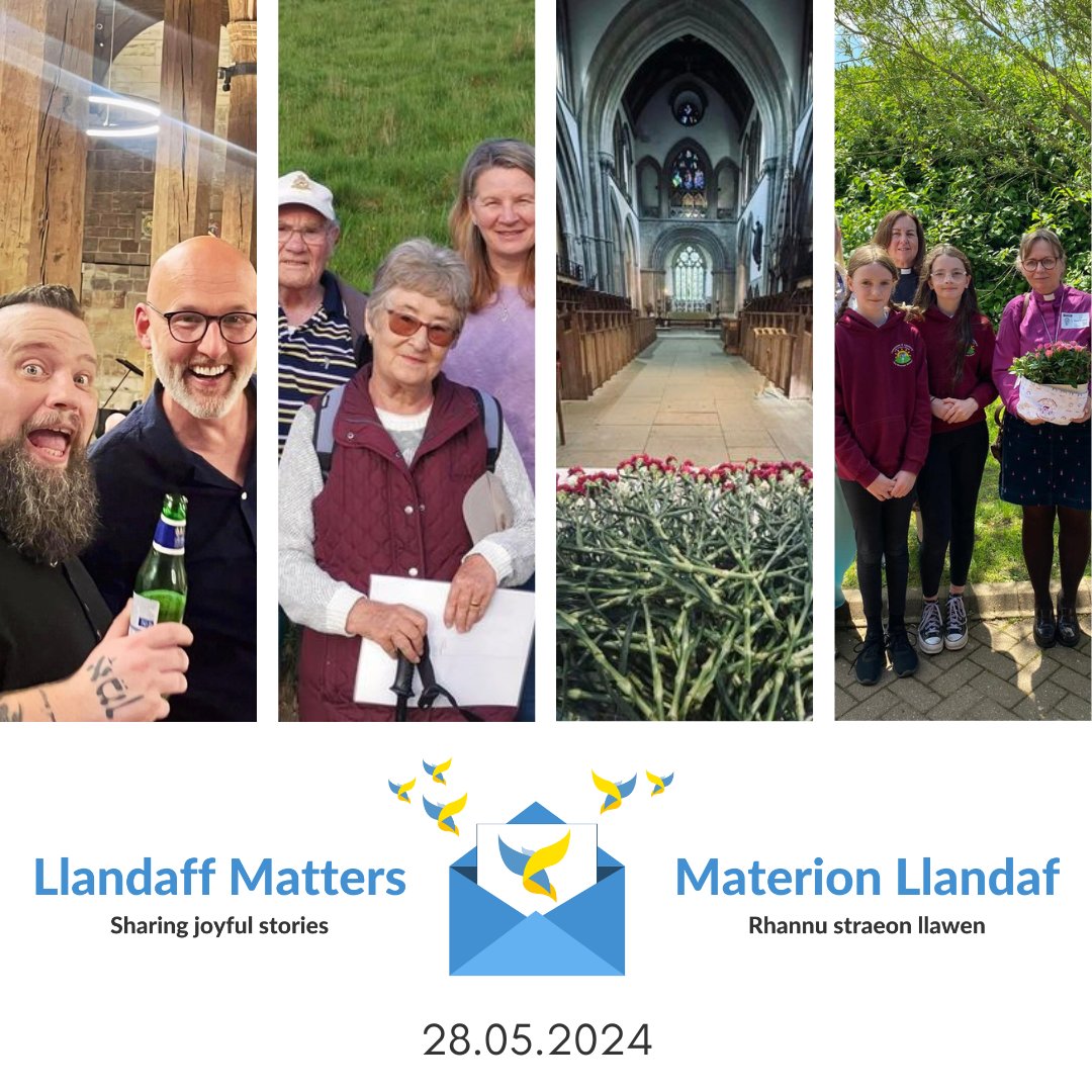 This week in Materion Llandaf / Llandaff Matters 📷One Body One Faith 📷Bishop Mary enjoys a visit to Llansannor Primary School 📷Rev Darren reflects on Clergy School 📷World Environment Day mailchi.mp/cinw/materion-…