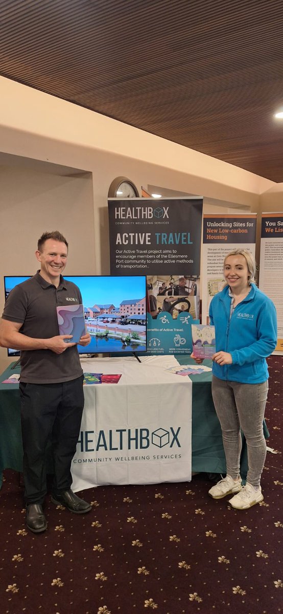 Simon & Jeorgia attended the Sustainable Travel event at Ellesmere Port Civic Hall last week to talk all things #ActiveTravel 🚲🚶‍♀️ There were so many electric cars on show and a number of talks all around chargers that can be installed on lamp posts and more! 👏 #sustainability