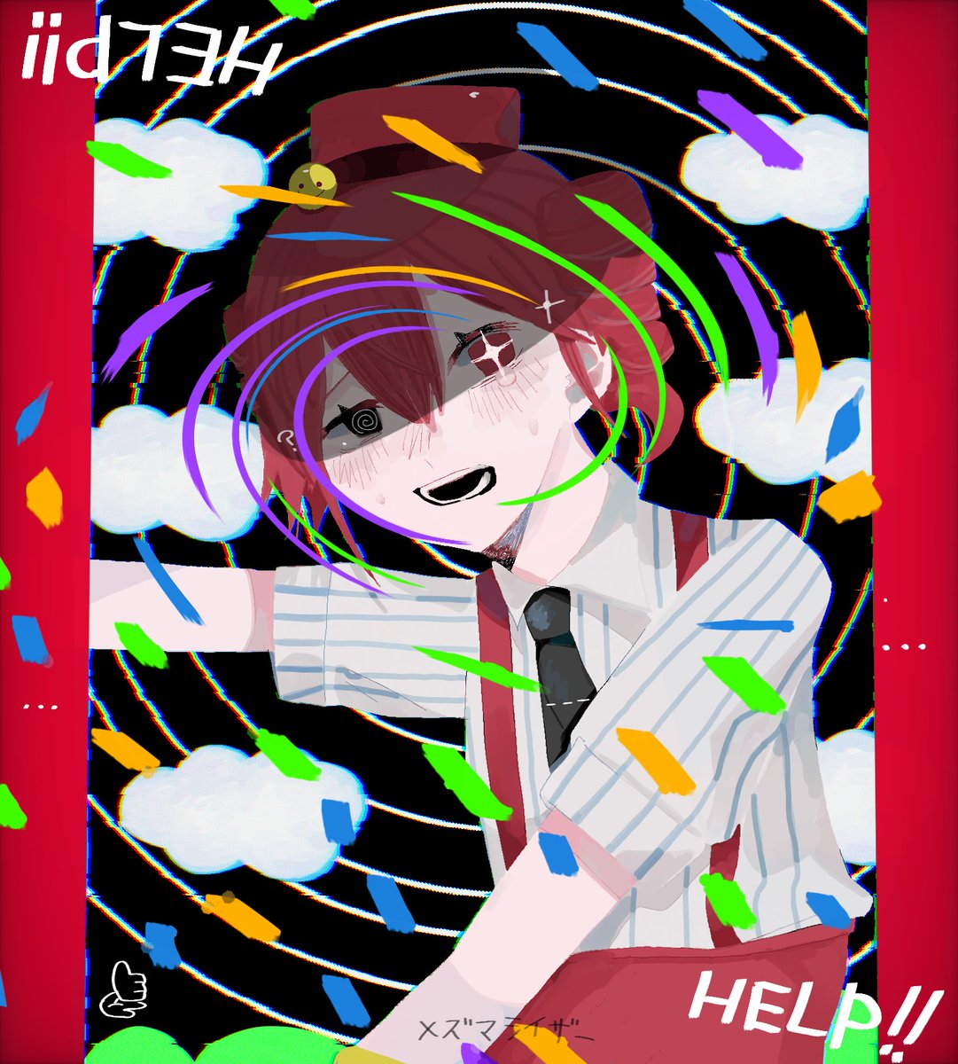 HELP‼️
中毒性MAX
#メズマライザー  #イラスト  #FA
 #重音テト  #絵描きさんと繋がりたい