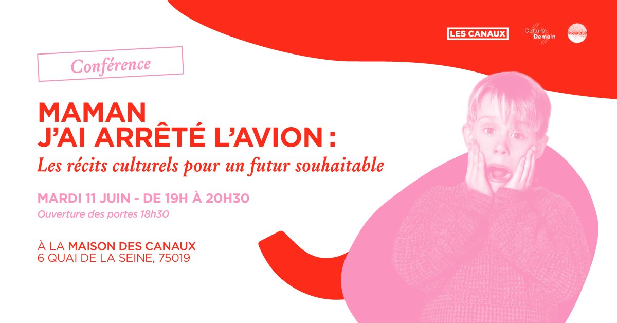 Les_Canaux's tweet photo. Pour créer un futur compatible avec les limites planétaires, il faut déjà pouvoir l’imaginer ! Mardi 11 juin de 19h à 20h30, ne ratez pas notre conférence “Maman j’ai arrêté l’avion : les récits culturels pour un futur souhaitable” ! Inscription gratuite : https://t.co/nlad4HAEdi https://t.co/SPfeNPm84h