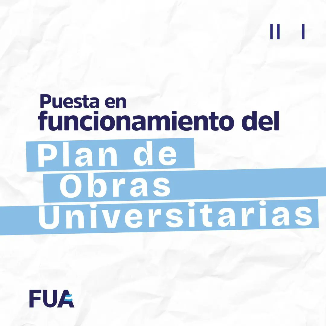Desde la FUA, continuamos con las actividades de visibilizacion y lucha en búsqueda de: 

📈 ¡AUMENTO DE BECAS PROGRESAR YA! Y atención a los reclamos.

🔬 Presupuesto acorde para CIENCIA Y TECNOLOGÍA.

🛠️ Puesta en funcionamiento del PLAN DE OBRAS UNIVERSITARIAS.
