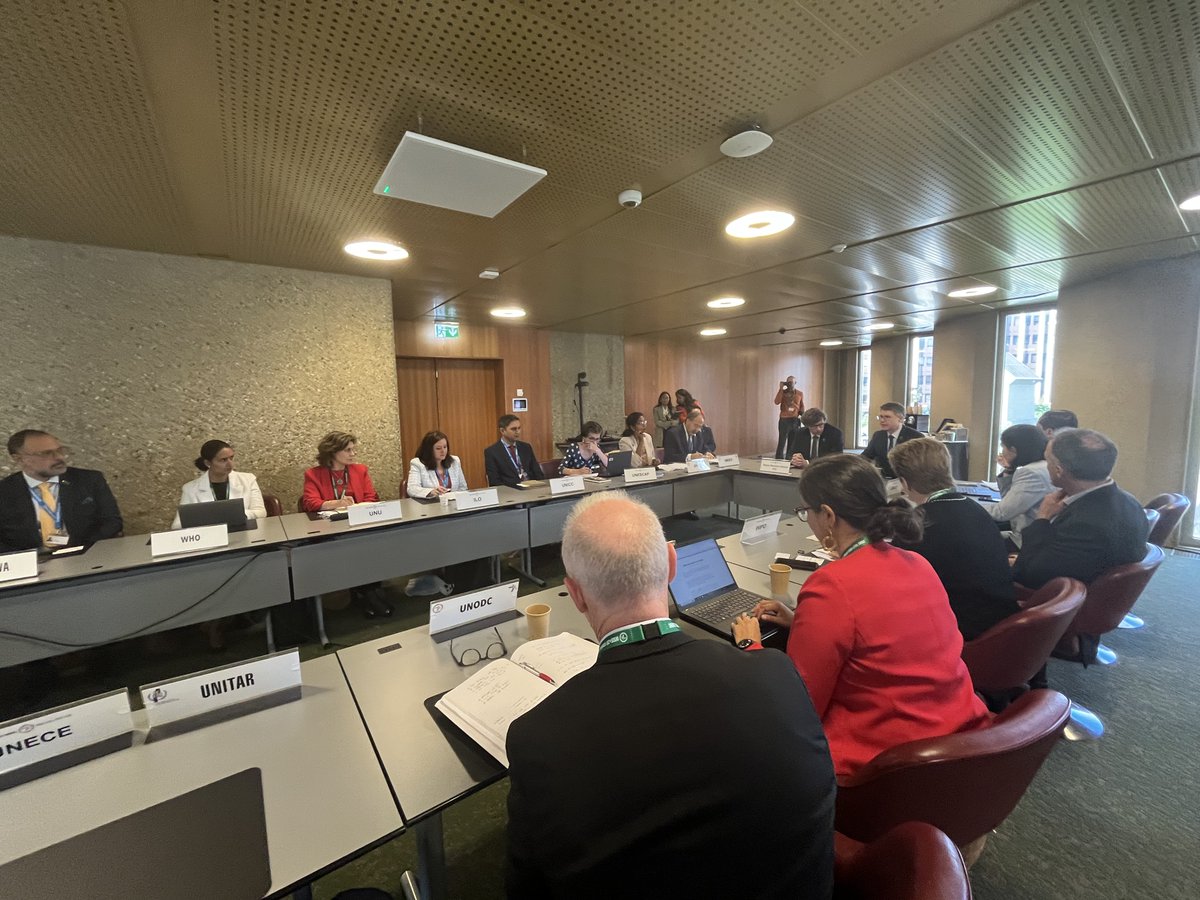 UNDPDigital's tweet image. We @UNDP were honoured to co-chair - w/ @ITU - #UNGIS, the @UN’s interagency mechanism on digital &amp;amp; #ICTs.  

Important work done by our 40+ agencies this year to contribute to global #digitalcooperation, incl. the #GlobalDigitalCompact

Passing the baton over to @UNESCO!