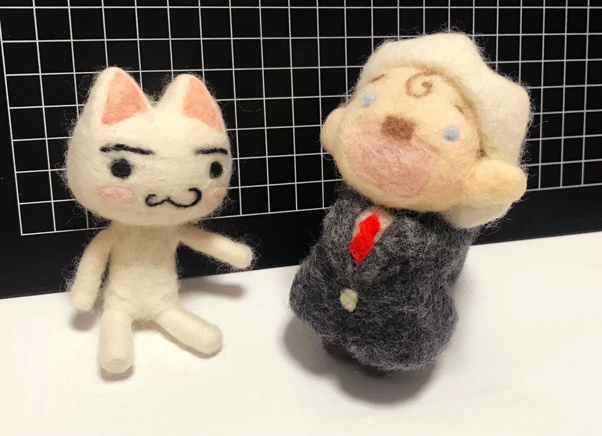linkHref's tweet image. 色々と整理していたら、過去に羊毛フェルトで作ったトロと妖精さん(人類は衰退しました)を発掘しました!⛏️
なかなか可愛くできていた✨