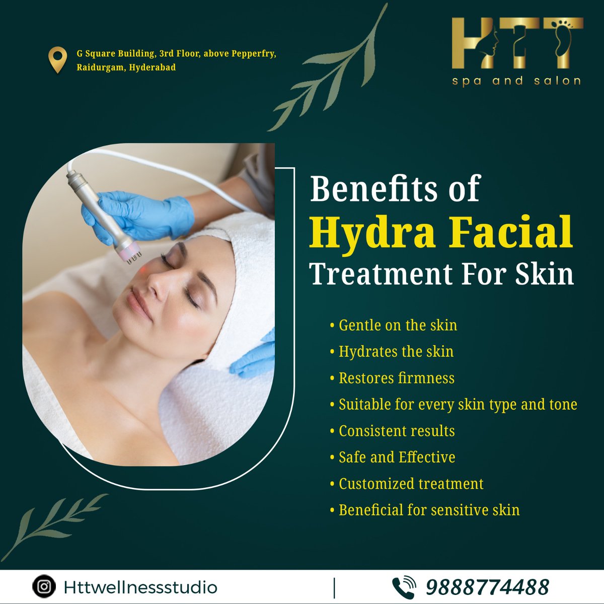 httwellnesss's tweet photo. Discover the Secret to Radiant Skin with HydraFacial!
Is your skin in need of a little TLC? Our HydraFacial treatment is here to save the day!
#HydraFacial #Skincare #BeautyTreatment #GlowingSkin #SelfCare #httwellnessstudio #httspa #Gachibowli #Hyderabad https://t.co/Guv8CSUJC6