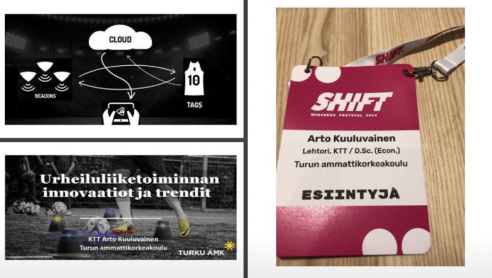 Huomenna vedetään lähes kirjaimellisesti kotikentällä. Oma keynoteni @theshiftfi keskittyy urheiluliiketoiminnan innovaatioihin ja trendeihin.

Jos olet tulossa mestoille, niin nykäises hihasta. 

#theShift #Turku #innovaatiot #TurkuAMK