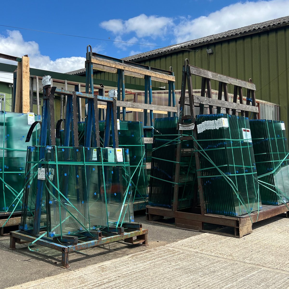 We’ve been hard at work manufacturing and preparing glass and balcony frames for 50 balconies, set to be installed in Aylesbury! #metalwork #fabrication #manufacturing #madeinbritain #kentbusiness #balconies #madeinkent