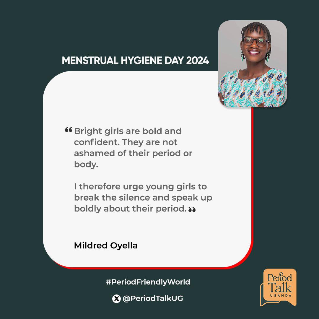 Groom your daughters, sisters to be bold and confident. It takes boldness to talk about your period and body openly and seek for help when challenged📌
#HappyMenstrualHygieneDay
#EndPeriodPoverty