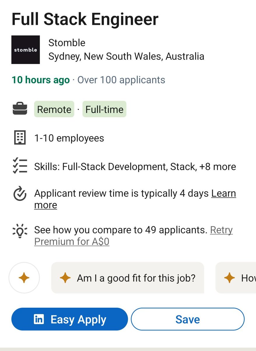 Ryebread_jpeg's tweet photo. ~50-100 'applicants' for an unpaid role. Market is officially cooked, time to chuck it out and start again. https://t.co/Yx1MX6tvJb