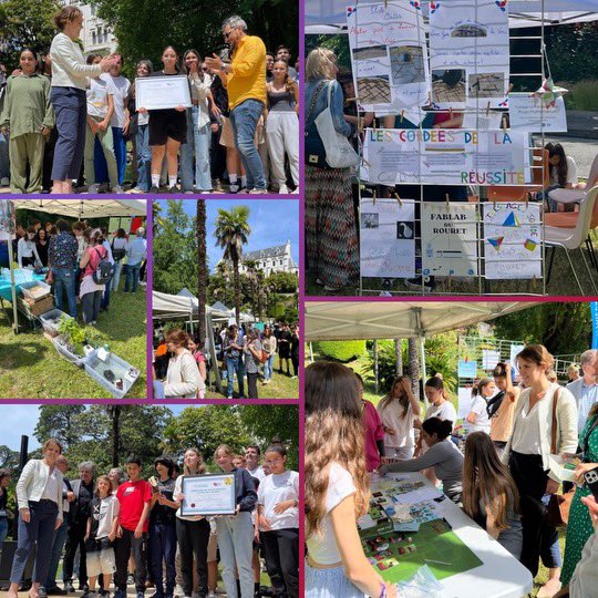 #CordéesDeLaRéussite
« Réussir avec les sciences » c’est ce mardi au Parc Valrose de <a href="/Univ_CotedAzur/">Université Côte d'Azur</a> ! 19 établissements de <a href="/AcademieNice/">Académie de Nice</a> sont présents avec 500 élèves de la 4ème à la terminale, issus de différents horizons ! <a href="/scien_societe06/">Service Science et Société Université Côte d'Azur</a>