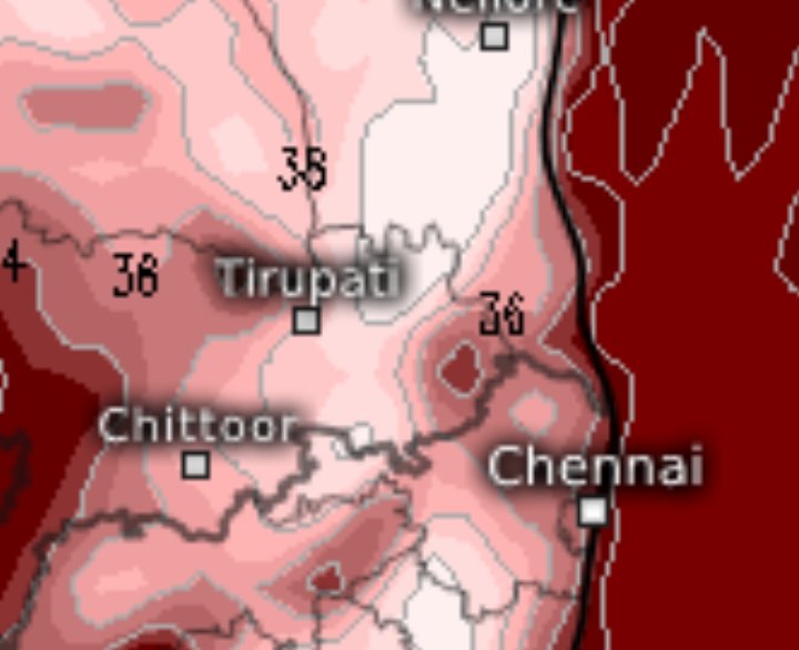 Another fairly warm day over many parts of #Chennai with most parts of #Chennai and suburbs recording temps of 41/42c today too !!🥵🌡️
Also late sea breeze kept temp higher for a longer time in the day !!🔥🌡️
#CycloneRemal #Heatwave #Summer2024 #ChennaiRains #KeralaRains #TNRains