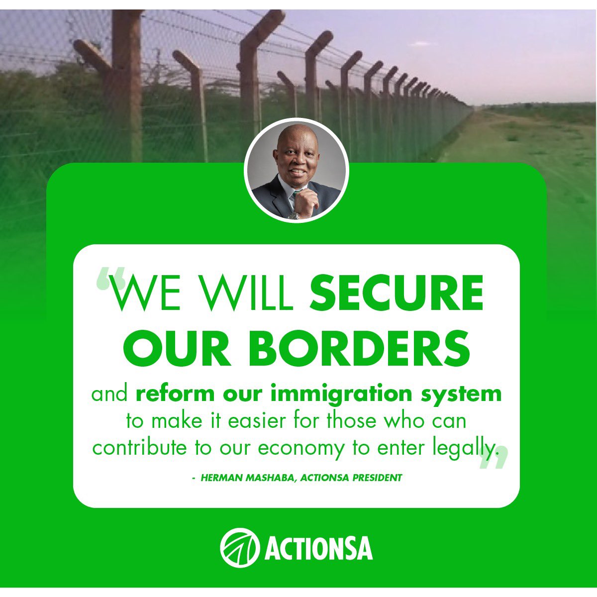 BennettSoka's tweet image. VOTE ACTIONSA @29 May 2024

#VoteActionSA2024
#Secureborders