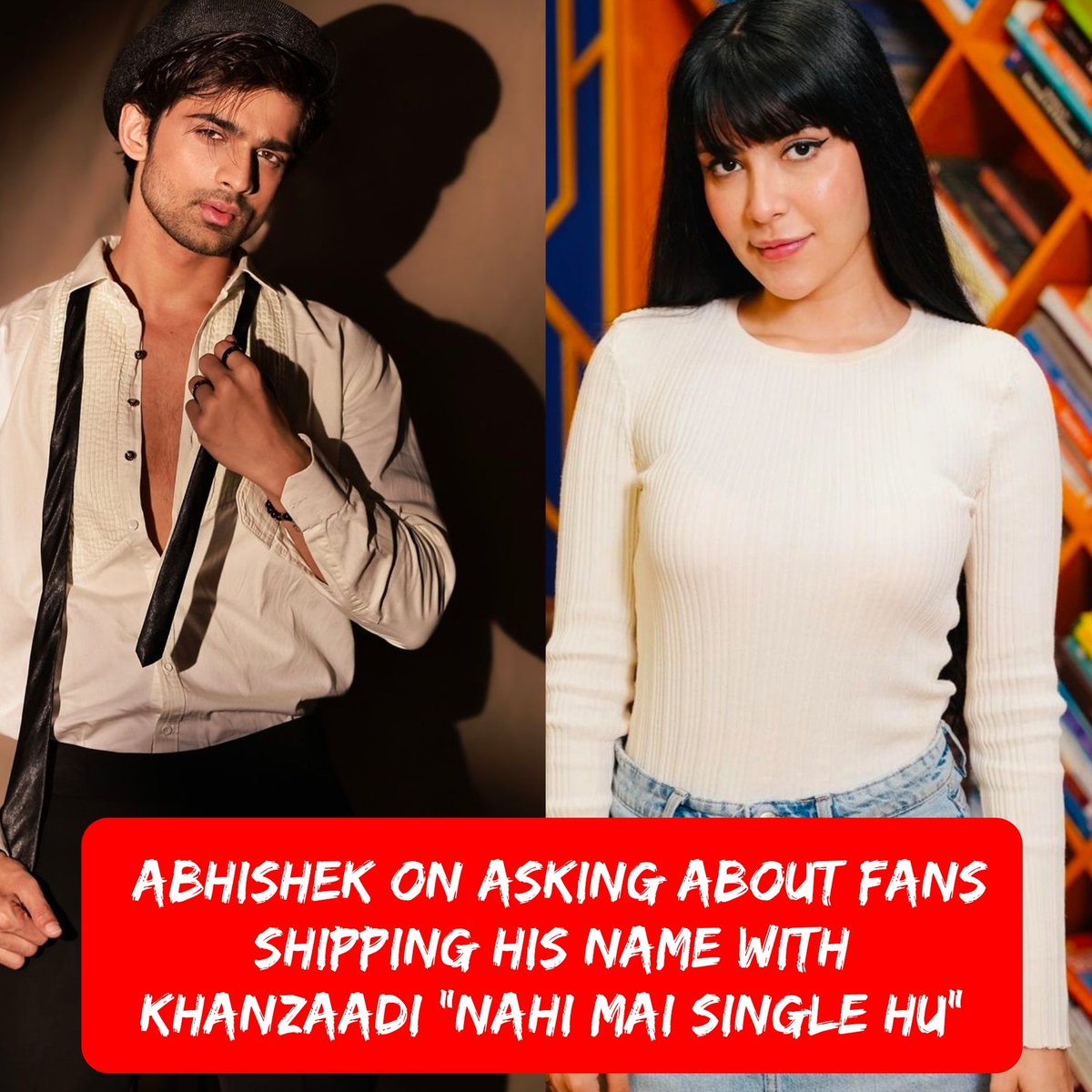 Abhishek in a recent interview spoke the Abhizaadi tag #AbhishekKumar #KhanZaadi #abhizaadi