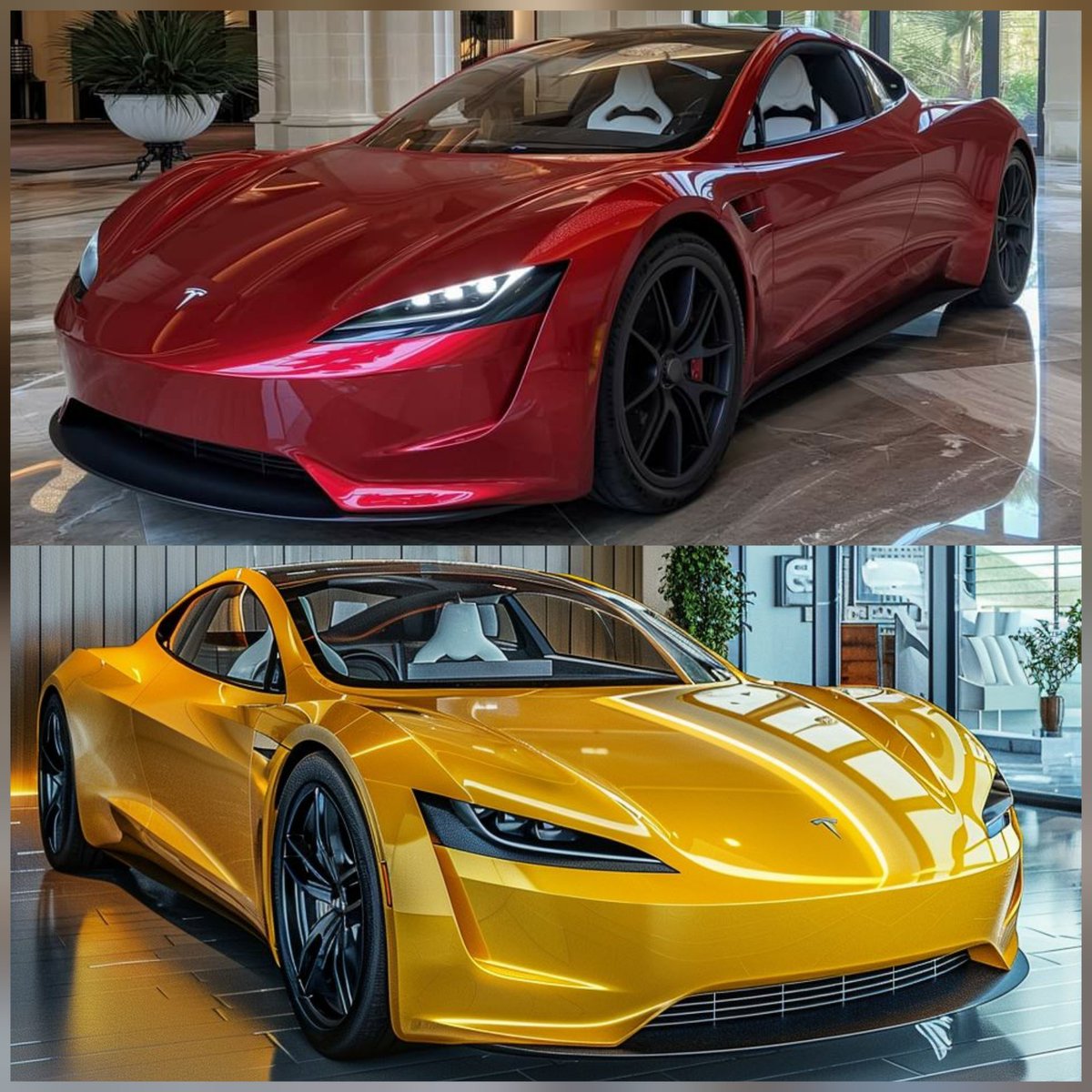 TESLA RED OR YELLOW!?