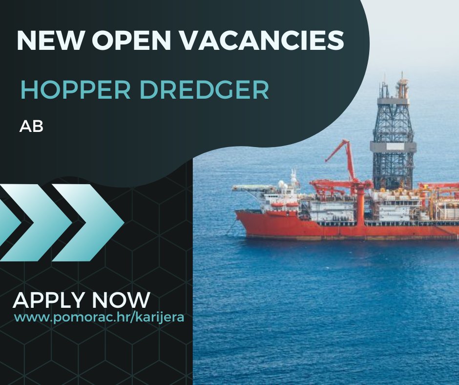 CHECK OUT!
👇
New open vacancies! #HOPPERDREDGER
𝐇𝐢𝐠𝐡 𝐩𝐫𝐢𝐨𝐫𝐢𝐭𝐲 𝐨𝐩𝐞𝐧𝐢𝐧𝐠𝐬:
👉 AB
& many more!
.
Salary & joining info at ➡ bit.ly/3ZT7g3p
.
//
Photo: Illustration, found on shutterstock.com