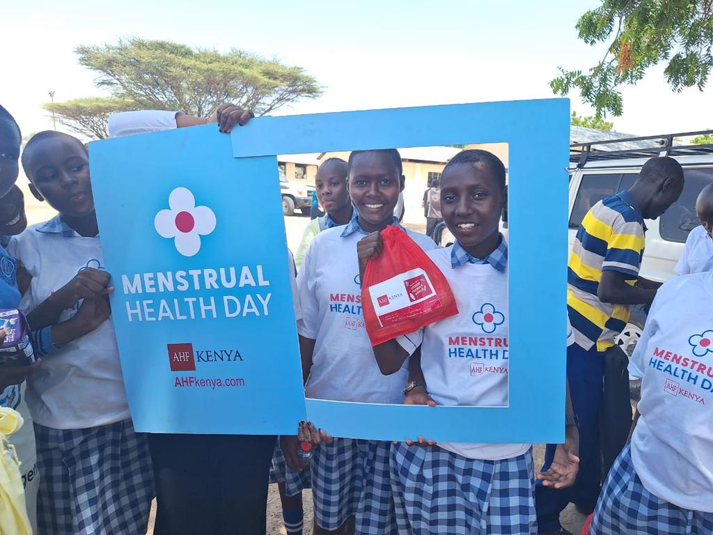 On Menstrual Hygiene Day, let's empower adolescents and young people (AYPs) with knowledge and resources for a healthier future. #EndTheStigma 
#MenstruationMatters 
#MenstrualHealthDay
#PeriodPositive 
#WeAreCommitted @ahfkenya @ahfafrica @AYARHEP_KENYA