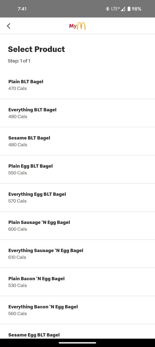 RustyBallz1's tweet photo. @McDonaldsCanada why am I only able to order a BLT bagel when using a coupon. You regular bagel sandwich options all have eggs in them. https://t.co/qWyu6u7d7s