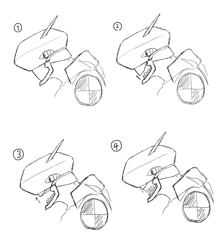 【メモ】OCのエドの口の開け方。 
