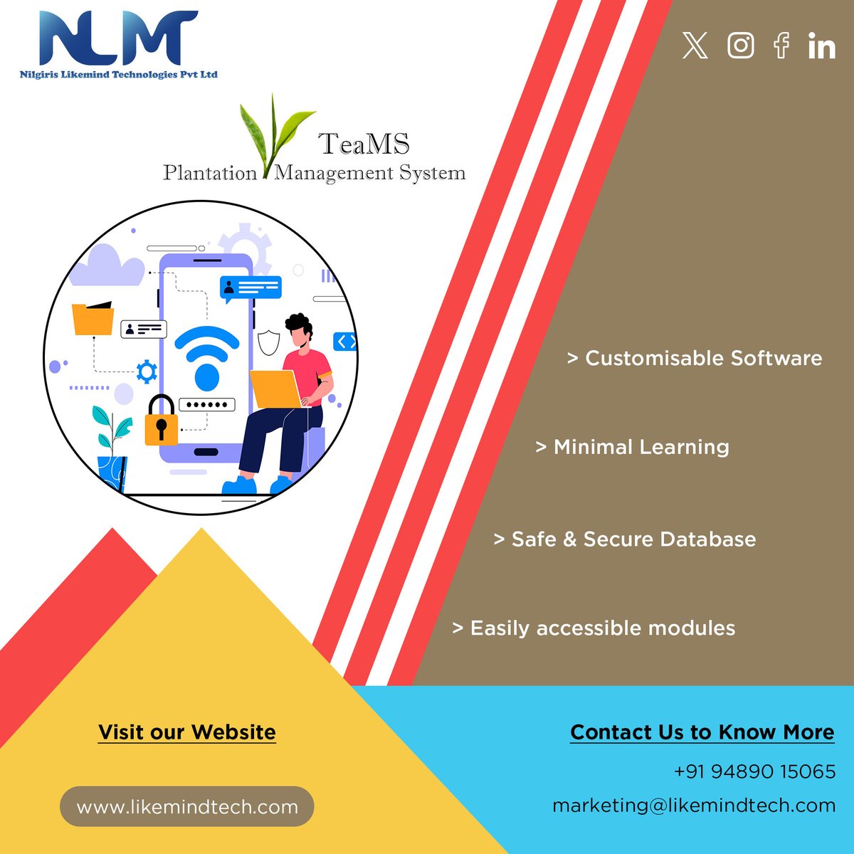 Likemind_Ooty's tweet photo. Grow better with data-driven insights.
.
.
.
.
.
.
.
.
.
.
#plantation #plantationmanagementsystem #nilgirislikemindtechnologies #nlmt #TeaMS #payroll #easytouse #customized #software #Customizedsoftware #nilgiris #likemind #technology https://t.co/TxLiYDTNwc