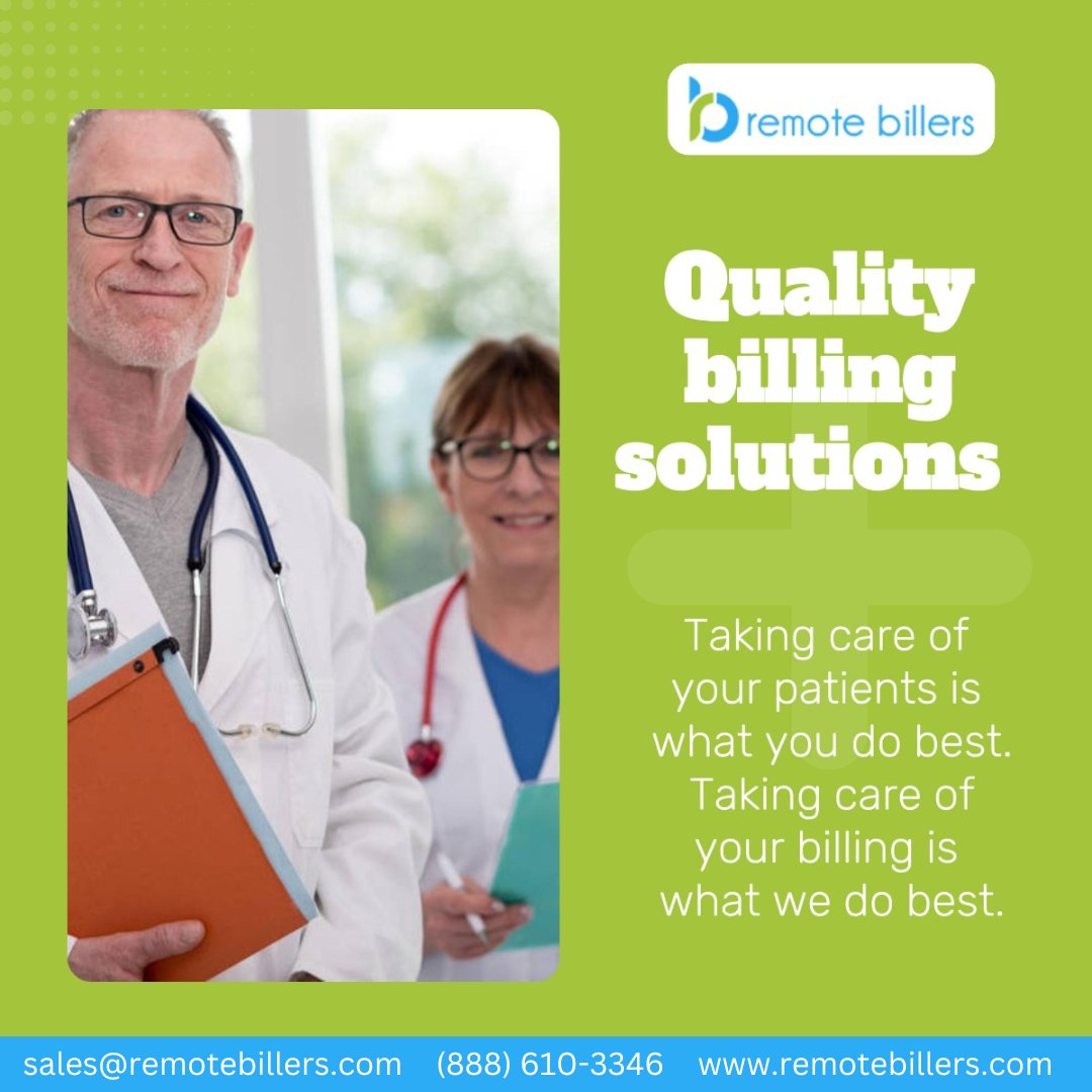 Patient data is a gold mine to criminal minds. Safeguard yours by connecting with a trustworthy billing company. Let us help you find your coding partner.
Contact: (888) 610-3346
E-mail: sales@remotebillers.com
.
.
.
#medicalbilling #medicalbillingservices #medicalbillingcompany
