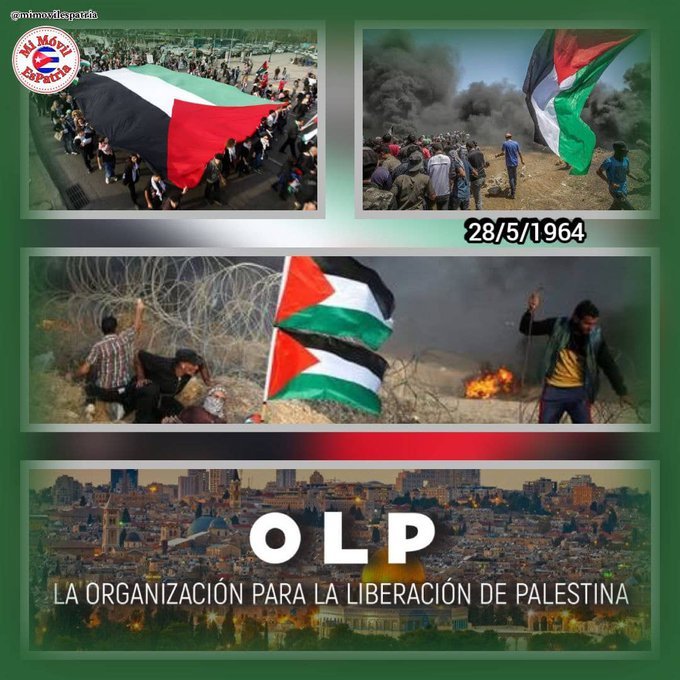 En el aniversario 60 de la fundación de la Organización para la Liberación de Palestina reiteramos la invariable solidaridad de #Cuba y su <a href="/PartidoPCC/">Partido Comunista de Cuba</a> con la justa lucha de ese pueblo y denunciamos una vez más el genocidio sionista. #FreePalestine