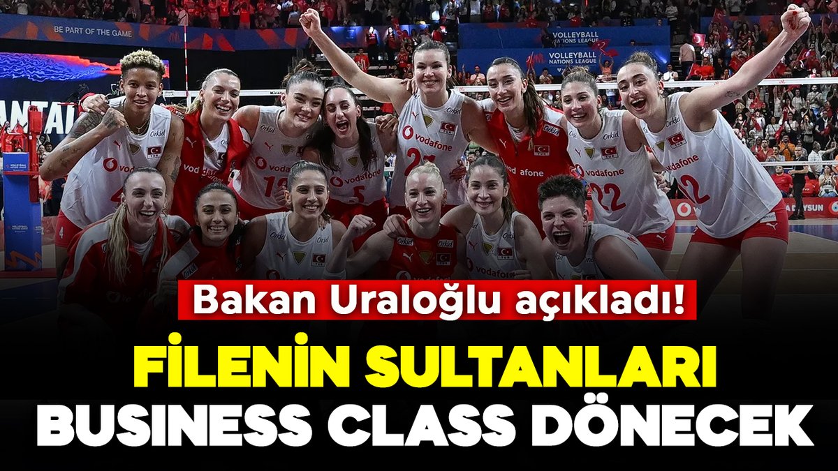 Bakan Uraloğlu açıkladı: Milli voleybolcular business class dönecek tv100.com/bakan-uraloglu…