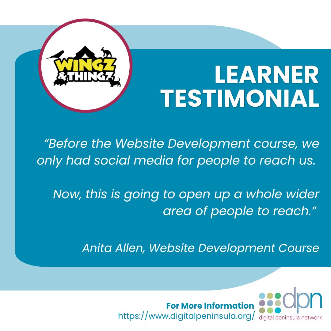 Take Your Business to New Heights!

Unlock growth opportunities with our funded digital training! Whether you’re a small business owner or part of a larger team, our comprehensive courses cover everything from social media marketing to email campaigns.

digitalpeninsula.org/training