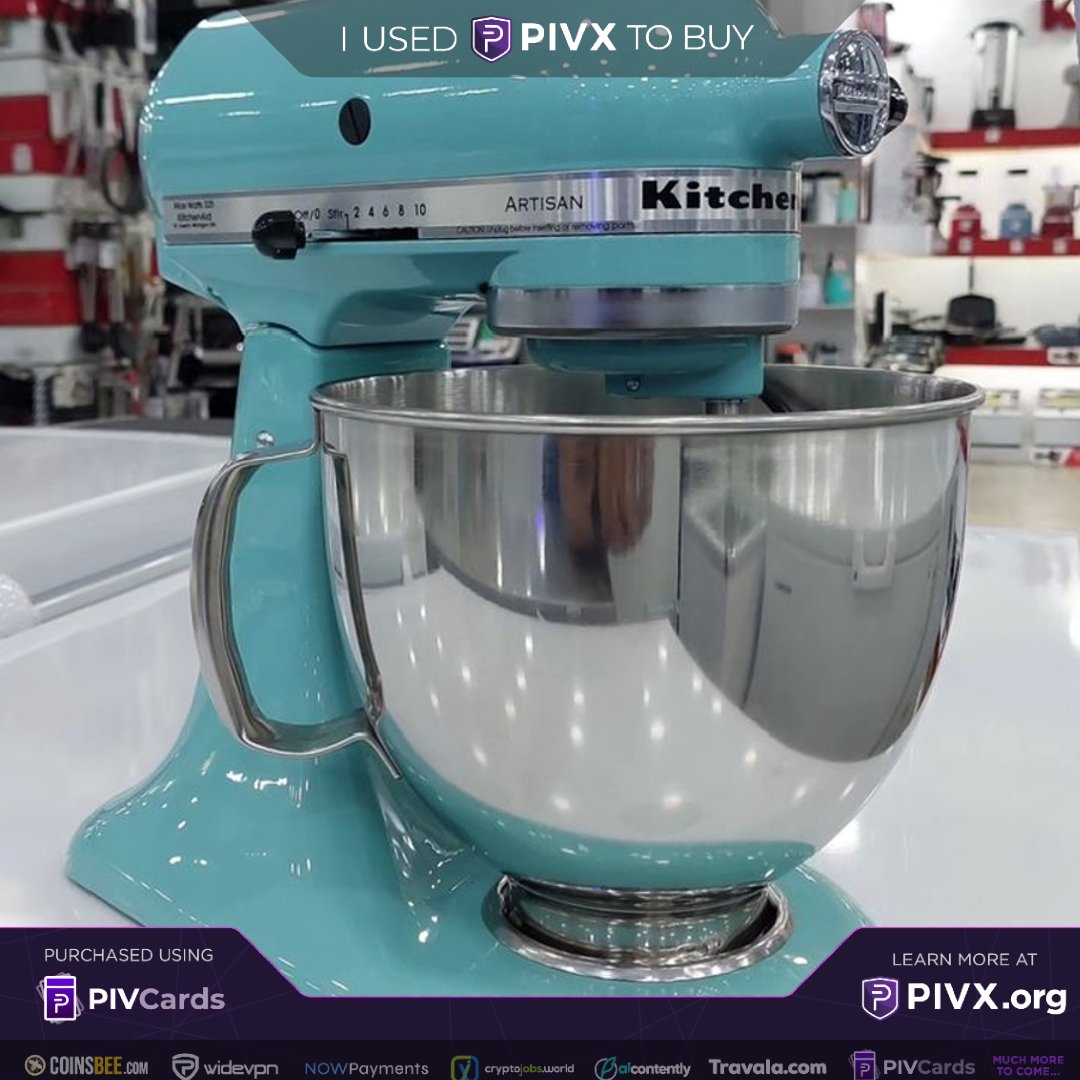 @PIVX_Marketing @_PIVX @PIVX_Labs I just bought A pedestal mixer with PIVX 
#privacymatters